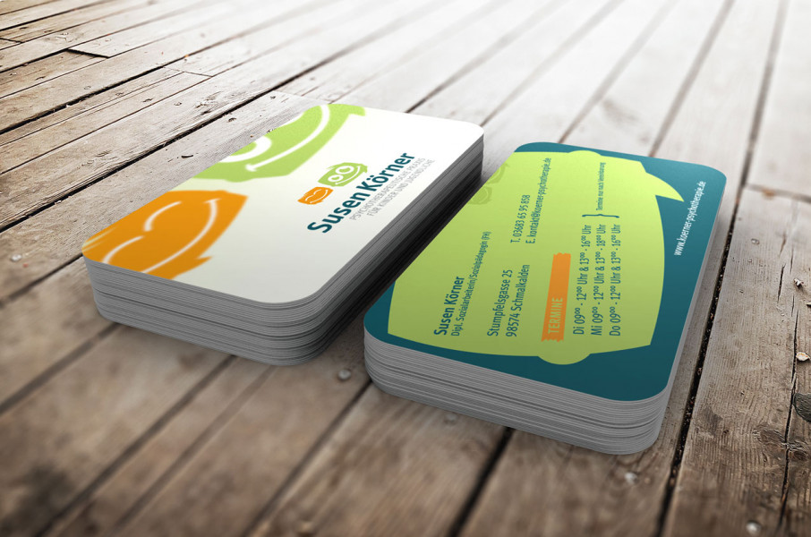 psychotherapie koerner visitenkarten